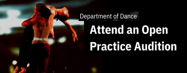 Attend an open practice audition