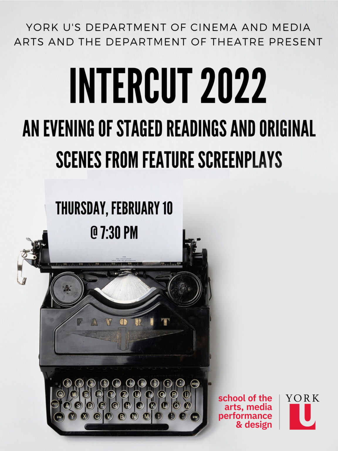 Intercut 2022 York University Events Calendar