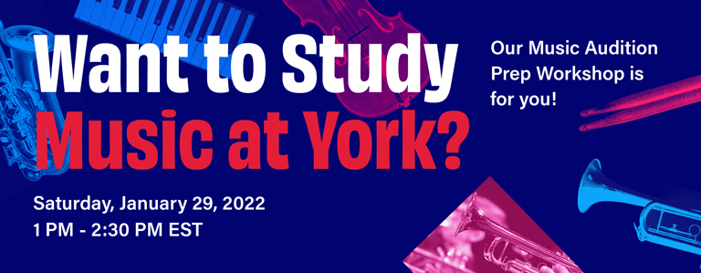 want to study music at york?