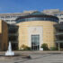 photo of Vari Hall with fountain in the foreground