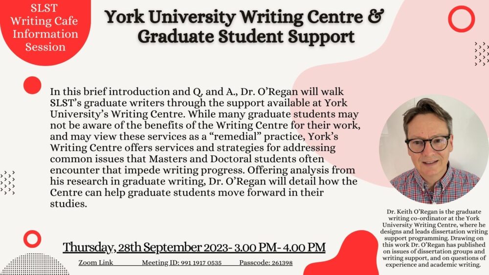 york university creative writing program