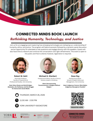 Connected Minds Book Launch - York University Events Calendar