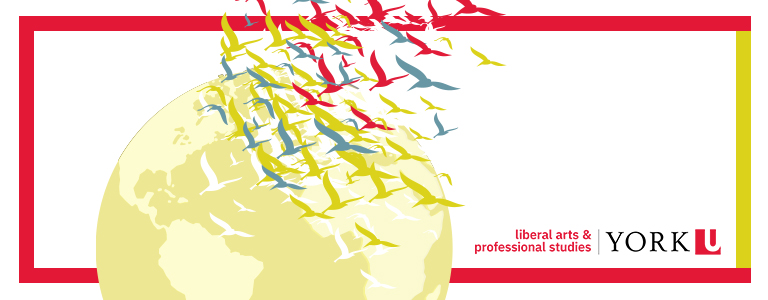 Banner graphic featuring stylized artwork on the left with colorful abstract shapes and red text, accompanied by event title text on the right.